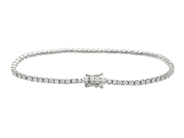 Smycken - TENNISARMBAND, 18K vitguld - View 2