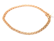 Smycken, Armband Bismarck 18K 6,4g 21,5cm bredd. 4mm, i auktion: Pant – Tisdag 20 september 2022