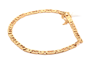 Smycken - Armband 18K 9,1g 19cm bredd: 4mm med säkerhetskedja - View 1