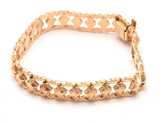 Smycken, Armband 18K 17,0g längd: 19,2cm bredd: 11mm, i auktion: Pant – Tisdag 18 oktober 2022