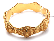 Smycken, Armring 21K, 26,7g, i auktion: Pant – Tisdag 8 november 2022
