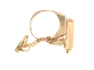 Parti - Parti guld 18K 8,9g defekt, graverat - View 1