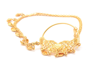 Parti - Närsring 21K 5,8g höjd 33mm, med kedja X-länk 14cm - View 1