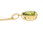 Smycken - HÄNGE MED KEDJA, 18K guld - View 2