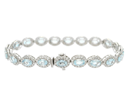 Smycken - ARMBAND, 18K vitguld - View 2