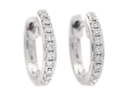 Smycken - ÖRHÄNGEN, 18K vitguld - View 1