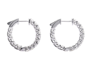 Smycken - ÖRRINGAR, 18K vitguld - View 2