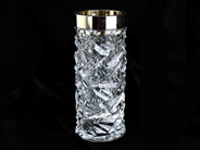 Glas, Orrefors Vas, "Carat" design: Lena Bergström, i auktion: Pant – Tisdag 7 mars 2023
