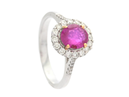 Smycken - CARMOSÉRING, 18K vitguld - View 3