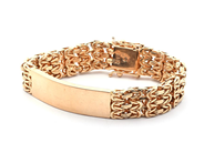 Parti - Armband treradig Kejsar 18K 59,5g 16,5cm bredd: 12mm, med bricka - View 1