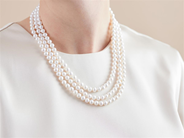 Smycken - PÄRLCOLLIER, 3 rader - View 2