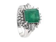 Smycken - RING, platina - View 1