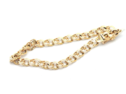 Smycken, Armband Bismarck 18K 12,3g Längd 18cm Bredd 5mm, i auktion: Pant – Tisdag 3 oktober 2023