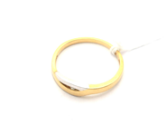 Smycken, Ring 18K tvåfärgad 2g Ø17¼, med diamant 1xca0,01ct, i auktion: Pant – Tisdag 3 oktober 2023