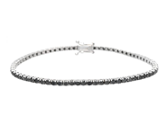 Smycken - TENNISARMBAND, 18K vitguld - View 1