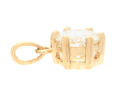 Smycken - ENSTENSHÄNGE, 18K guld - View 2