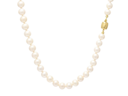 Smycken - PÄRLCOLLIER, odlade sötvattenspärlor ca 8,0-9,0 mm - View 1