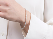 Smycken - ARMBAND, 18K vitguld - View 3