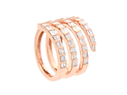 Smycken, RING, 18K roséguld, i auktion: Moderna – Lördag 9 mars 2024