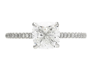 Smycken - RING, platina - View 3