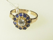 Smycken, RING, 18K guld, i auktion: Klassiska – Lördag 24 april 2004