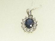 Smycken, HÄNGE, 18K vitguld, i auktion: Klassiska – Lördag 24 april 2004