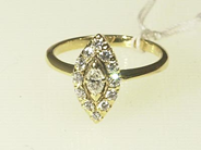 Smycken, RING, 18K guld, i auktion: Klassiska – Lördag 24 april 2004