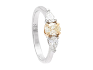 Smycken - RING, 18K vitguld/guld - View 1