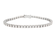 Smycken - TENNISARMBAND, 18K vitguld - View 1