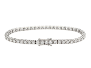 Smycken - TENNISARMBAND, 18K vitguld - View 2