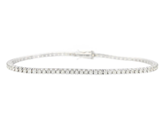 Smycken - TENNISARMBAND, 18K vitguld - View 1