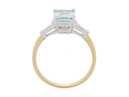 Smycken - RING, 18K guld/vitguld med akvamarin 1,44 ct - View 2