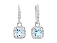 Smycken - ÖRHÄNGEN, 18K vitguld - View 1