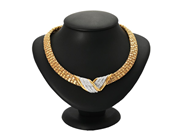 Smycken - COLLIER, 18K guld/vitguld - View 2