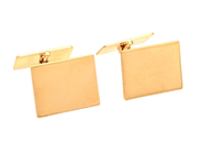 Smycken - MANSCHETTKNAPPAR, 18K guld med 20x15 mm - View 1