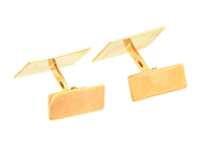 Smycken - MANSCHETTKNAPPAR, 18K guld med 20x15 mm - View 2