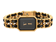Klockor, CHANEL, Première Chain Leather, i auktion: Klockor – Lördag 6 september