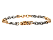 Smycken - ARMBAND, 18K guld/vitguld - View 2
