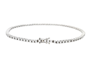 Smycken - TENNISARMBAND, 18K vitguld - View 2