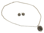 Smycken, SMYCKESET, sterlingsilver, i auktion: Allmänna – Tisdag 16 september