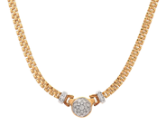 Smycken - Collier, 18K guld/vitguld - View 1