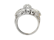 Smycken - RING, platina - View 2