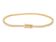 Smycken - TENNISARMBAND, 18K guld - View 2