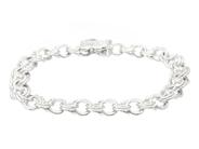 Smycken, ARMBAND, silver, i auktion: Allmänna – Tisdag 16 september