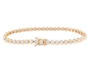 Smycken - TENNISARMBAND, 18K guld - View 2