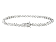 Smycken - TENNISARMBAND, 18K vitguld - View 2