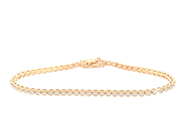 Smycken - TENNISARMBAND, 18K guld - View 1