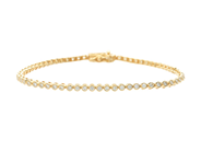 Smycken - TENNISARMBAND, 18K guld - View 1