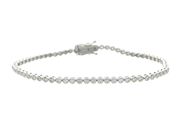Smycken - TENNISARMBAND, 18K vitguld - View 1