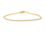 Smycken - TENNISARMBAND, 18K guld - View 1